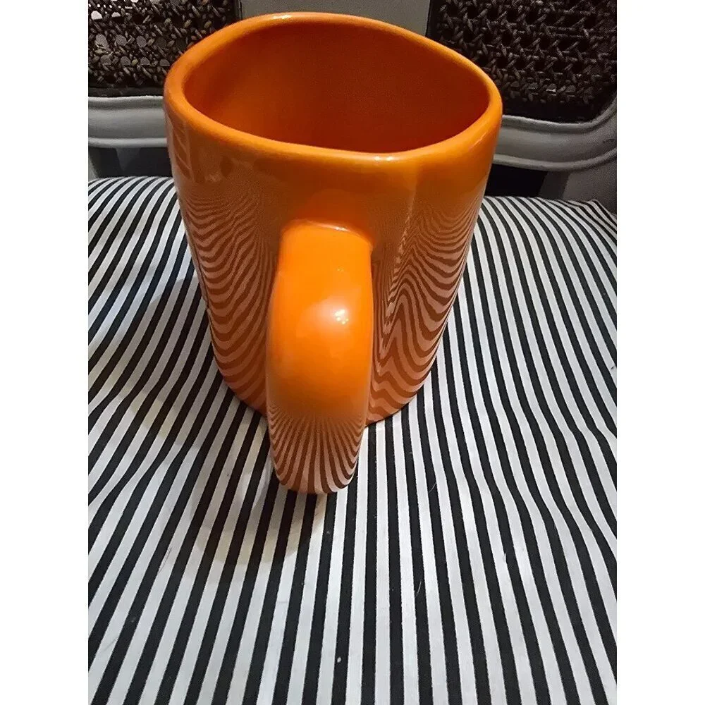 NWT Rae Dunn Halloween Orange Boo Coffee Mug
